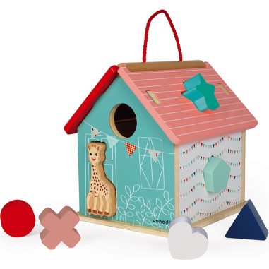 Maison des Formes en bois Sophie la girafe Janod