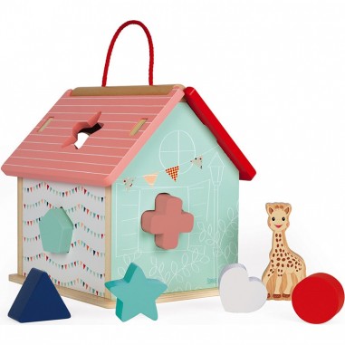 Maison des Formes en bois Sophie la girafe Janod
