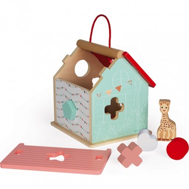 Maison des Formes en bois Sophie la girafe Janod