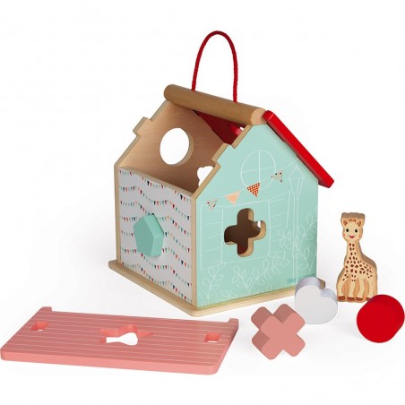 Maison des Formes en bois Sophie la girafe Janod