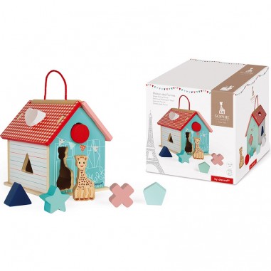 Maison des Formes en bois Sophie la girafe Janod