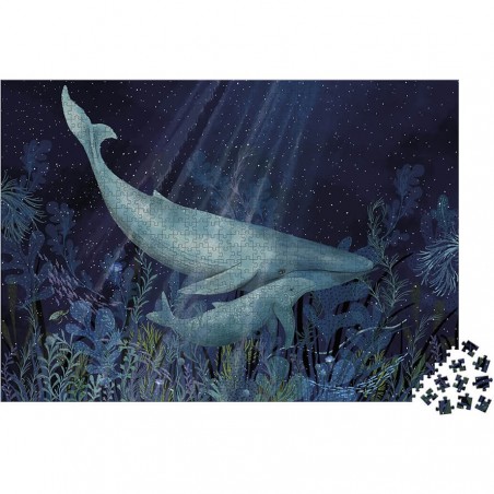 Puzzle 1000 pieces - Puzzle adulte enfant 8 ans océan - Janod