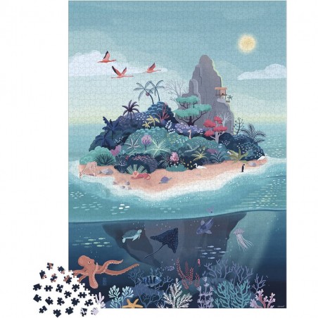 Puzzle adulte - Puzzle 2000 pièces adulte enfant 8 ans paysage - Janod