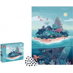 Puzzle adulte - Puzzle 2000 pièces adulte enfant 8 ans paysage - Janod 2