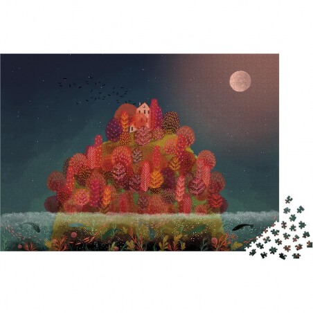Puzzle adulte - Puzzle 2000 pièces adulte enfant 10 ans paysage - Janod