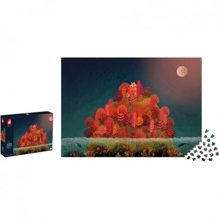 Puzzle adulte - Puzzle 2000 pièces adulte enfant 10 ans paysage - Janod