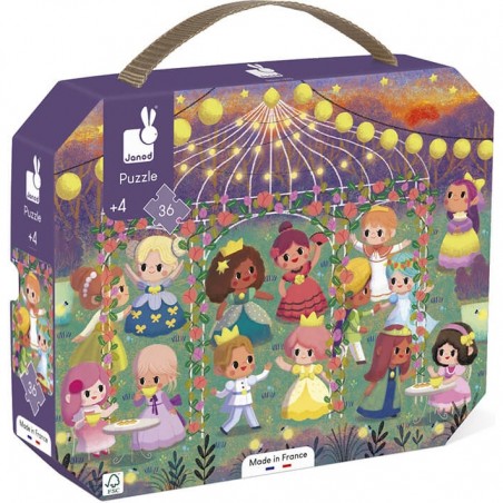 Puzzle enfant 4 ans - Puzzle princesse, jouet enfant 4 ans - Janod