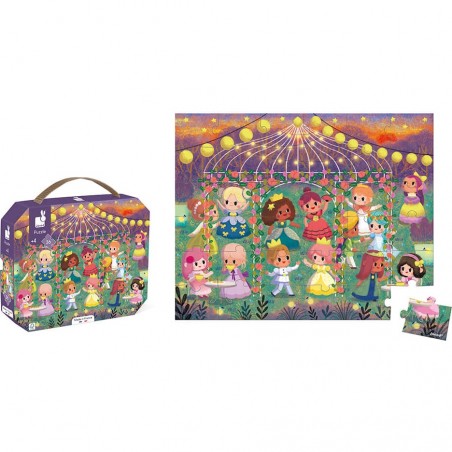Puzzle enfant 4 ans - Puzzle princesse, jouet enfant 4 ans - Janod