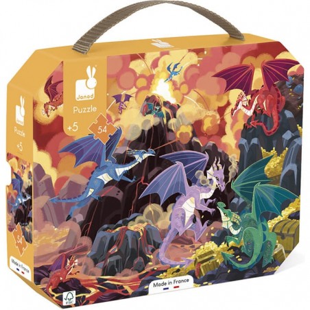 Puzzle enfant 5 ans - Puzzle dragon, jouet enfant 5 ans - Janod