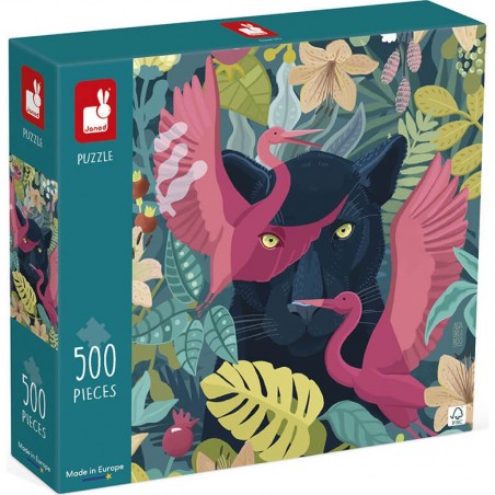 Puzzle 500 pièces adulte enfant 8 ans animaux - Janod