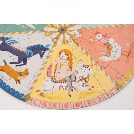 Moulin Roty Puzzle 45 pièces Le Manège