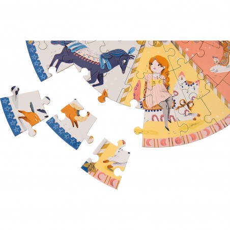 Moulin Roty Puzzle 45 pièces Le Manège