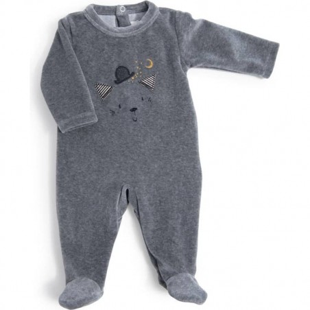 Moulin Roty - pyjama 1 mois Les Moustaches