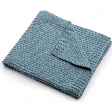 Couverture laine tricotée Sous mon baobab - Moulin Roty