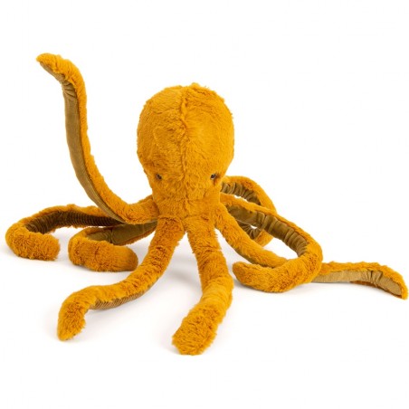 Petit poulpe Tout autour du monde - Peluche enfant - Moulin Roty