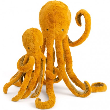 Petit poulpe Tout autour du monde - Peluche enfant - Moulin Roty