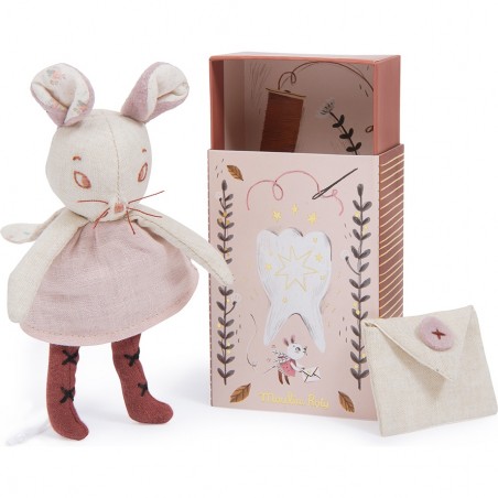 Boite à dent de lait Souris Après la pluie - Moulin Roty