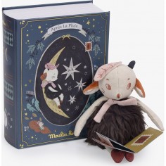 Livre Bonne nuit coffret avec peluche Après la pluie - Moulin Roty