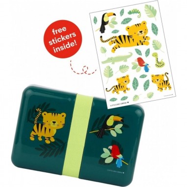 Boite à déjeuner tigre de la jungle - A Little Lovely Company