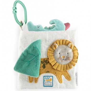 Livre tissu d'activités Sous Mon Baobab - Moulin Roty