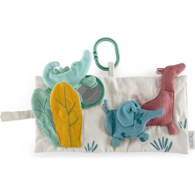 Livre tissu d'activités Sous Mon Baobab - Moulin Roty