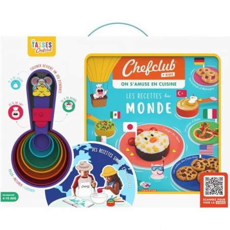 Coffret Les recettes du Monde - Atelier cuisine enfant - Chefclub Kids
