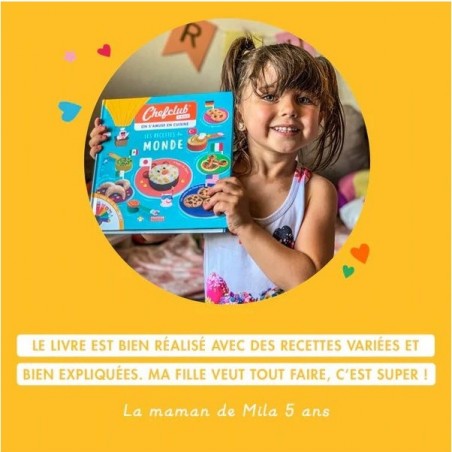 Coffret Les recettes du Monde - Atelier cuisine enfant - Chefclub Kids