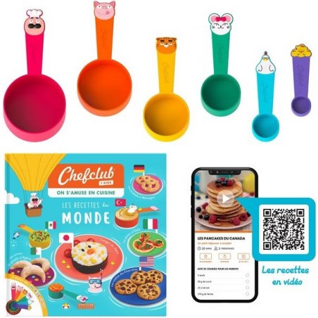 Coffret Les recettes du Monde - Atelier cuisine enfant - Chefclub Kids