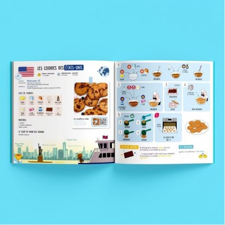Coffret Les recettes du Monde - Atelier cuisine enfant - Chefclub Kids