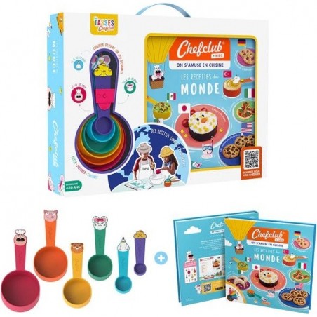 Coffret Les recettes du Monde - Atelier cuisine enfant - Chefclub Kids