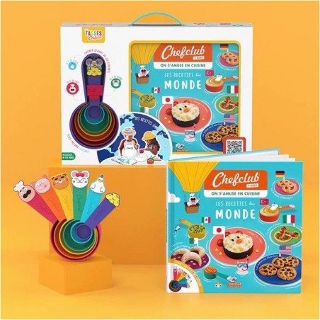 Coffret Les recettes du Monde - Atelier cuisine enfant - Chefclub Kids