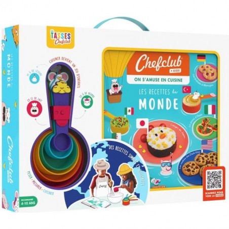 Coffret Les recettes du Monde - Atelier cuisine enfant - Chefclub Kids