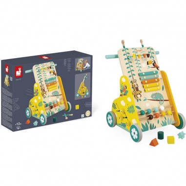 Chariot de marche bébé multi activités Tropik - Janod
