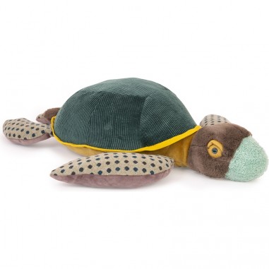 Grande tortue Tout autour du monde - Peluche enfant - Moulin Roty