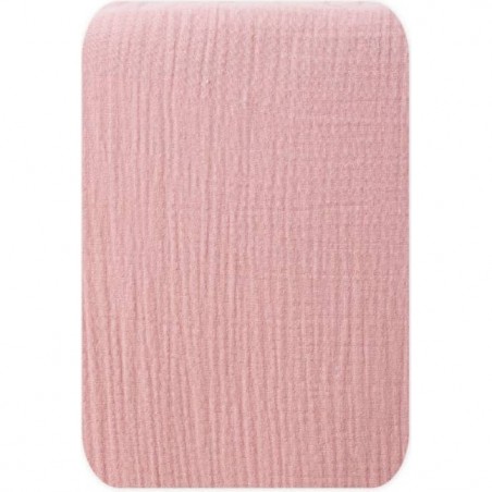 Moulin Roty - drap housse rose en lange de coton - Après la Pluie