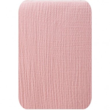 Moulin Roty - drap housse rose en lange de coton - Après la Pluie