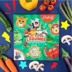 Livre de recettes pour enfants - Les super légumes - Chefclub Kids 2
