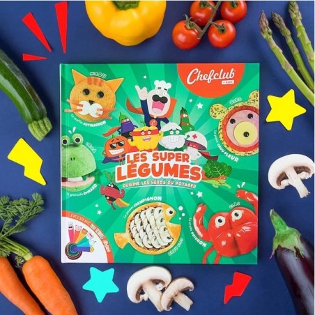 Livre de recettes pour enfants - Les super légumes - Chefclub Kids