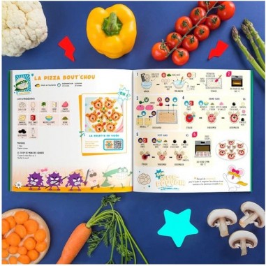 Livre de recettes pour enfants - Les super légumes - Chefclub Kids