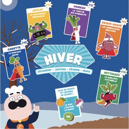 Livre de recettes pour enfants - Les super légumes - Chefclub Kids
