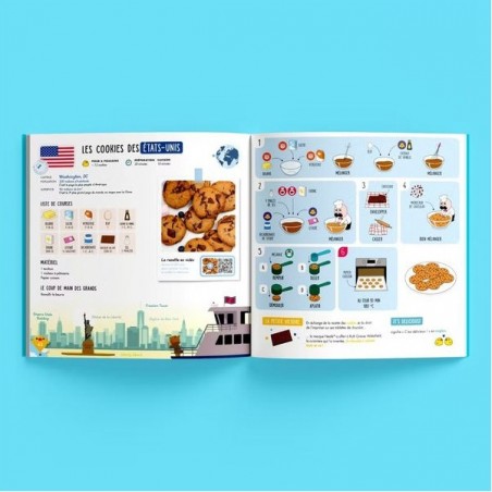 Livre de cuisine enfants Les Recettes du Monde - Chefclub Kids