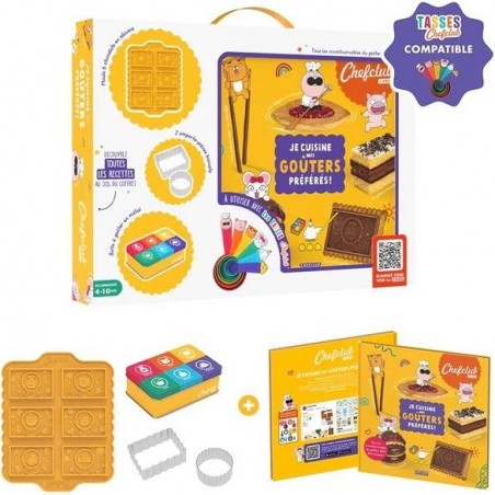 Coffret de recettes pour enfants Je cuisine mes goûters préférés - Chefclub Kids