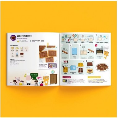 Coffret de recettes pour enfants Je cuisine mes goûters préférés - Chefclub Kids