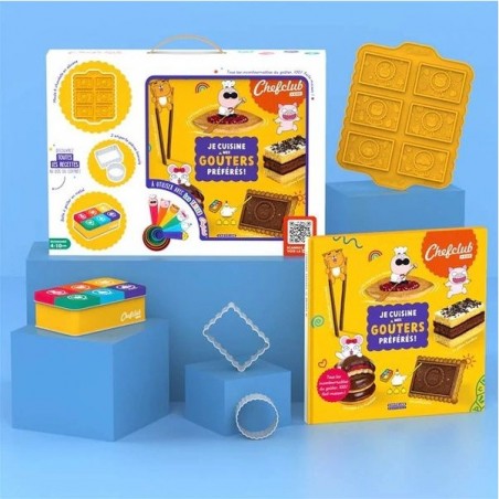 Coffret de recettes pour enfants Je cuisine mes goûters préférés - Chefclub Kids