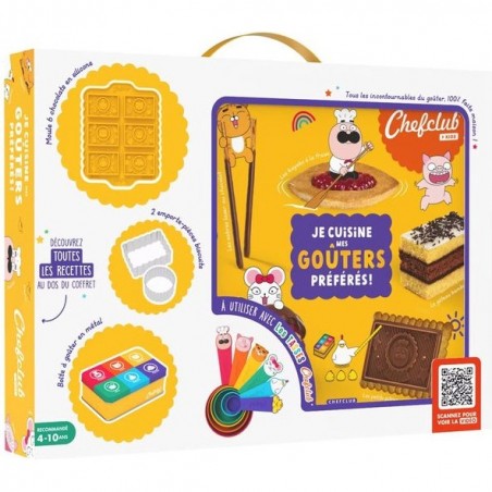 Coffret de recettes pour enfants Je cuisine mes goûters préférés - Chefclub Kids