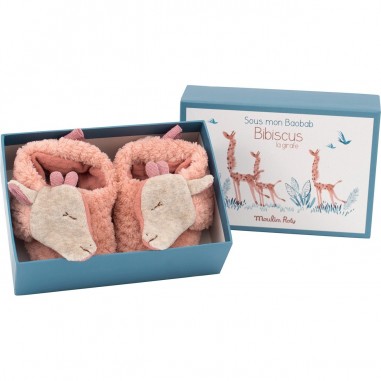 Chaussons bébé "Girafe" - Sous Mon Baobab