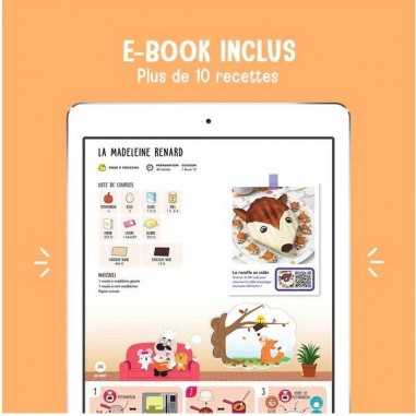 Moule Madeleine XXL - Atelier cuisine enfant - Chefclub Kids