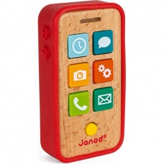 Téléphone portable en bois sonore - Janod