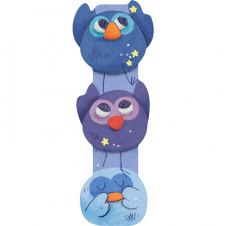 Lettre I bleu en bois - Moulin Roty