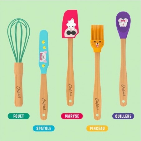 Kit de mini-ustensiles - Atelier cuisine enfant - Chefclub Kids